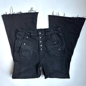 7 For All Mankind 7FAM Portia Megaflare Women’s Jeans in Black 30